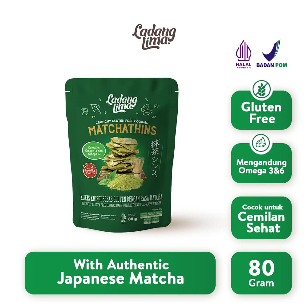 Matchatins Cookies Healthy Snack Gluten Free Ladang Lima