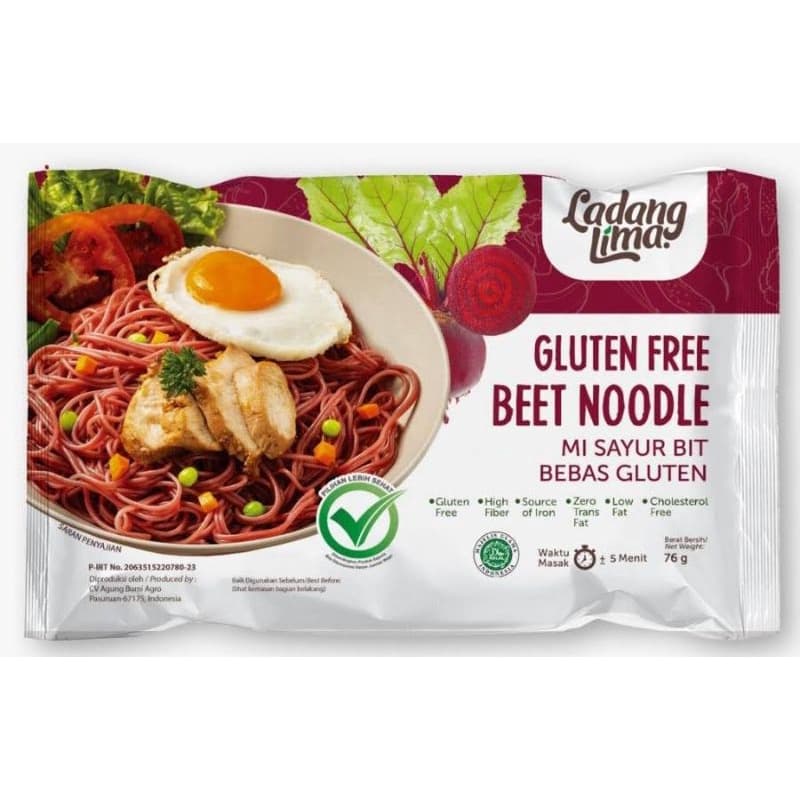 Mie Ladang Lima Beet Noodle