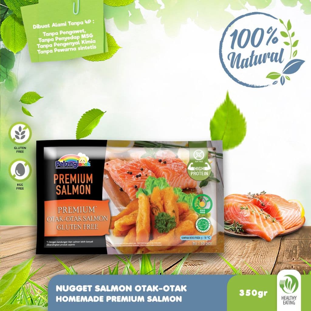 Otak-otak Salmon Premium Pelangi Anak MPASI