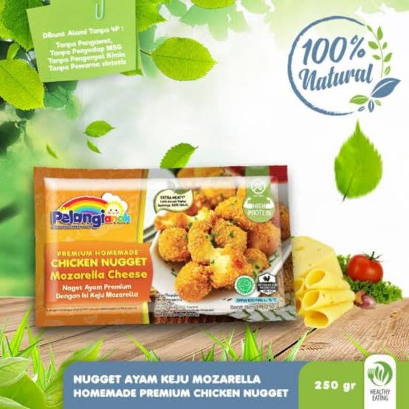 Pelangi food Chicken Nugget Mozzarella Cheese Keju